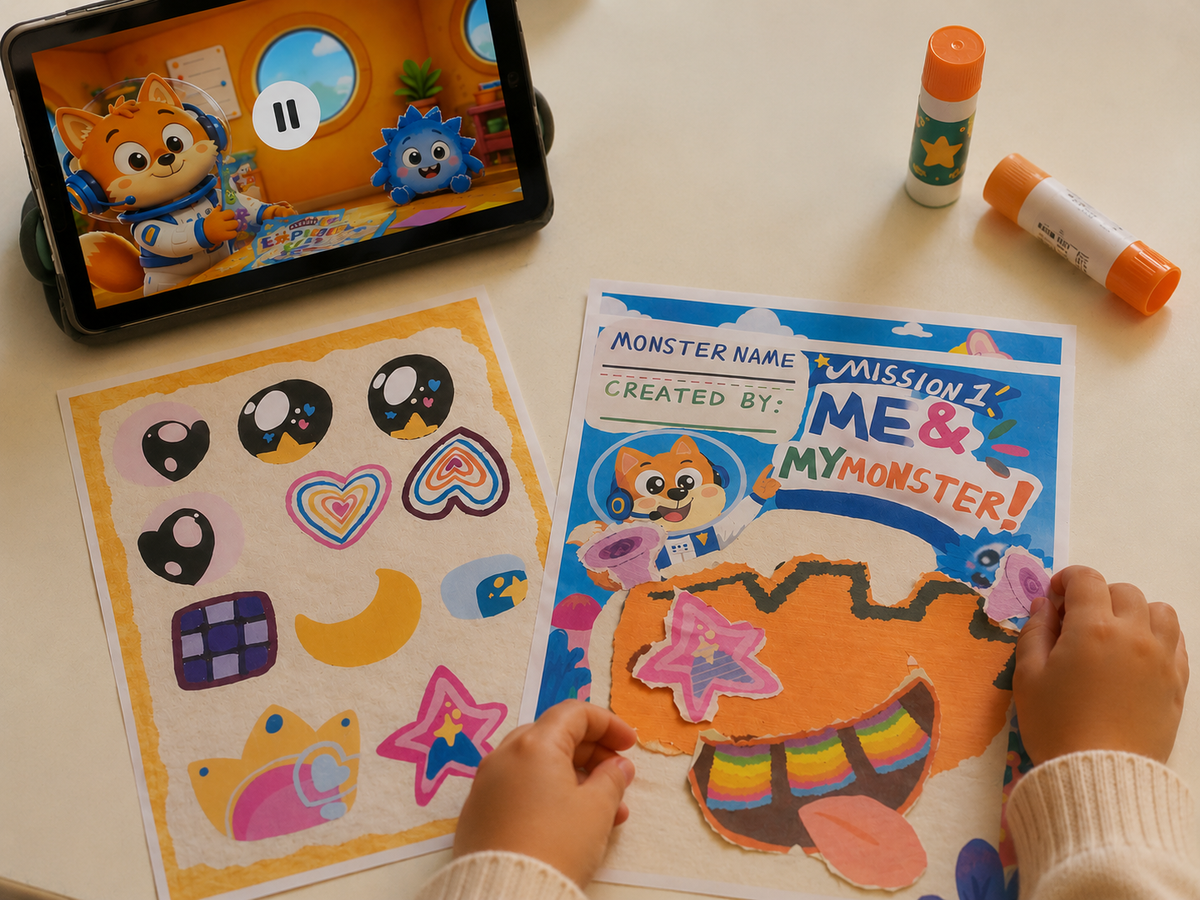 Planet Oddo Mission 1: Save Rippo | Printable Craft Adventure for Kids Ages 5–8