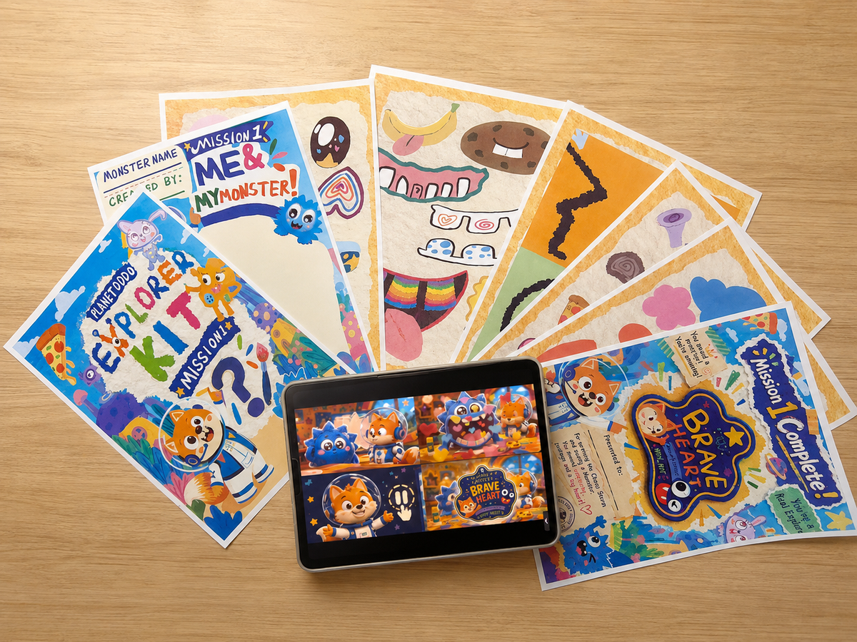 Planet Oddo Mission 1: Save Rippo | Printable Craft Adventure for Kids Ages 5–8