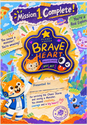 Planet Oddo Mission 1: Save Rippo | Printable Craft Adventure for Kids Ages 5–8